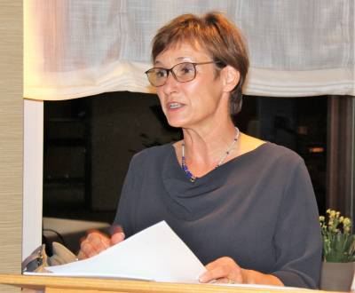 Sabine Kurtz, Vizepr�sidentin des Landtags von Baden-W�rttemberg w�hrend ihres Vortrags